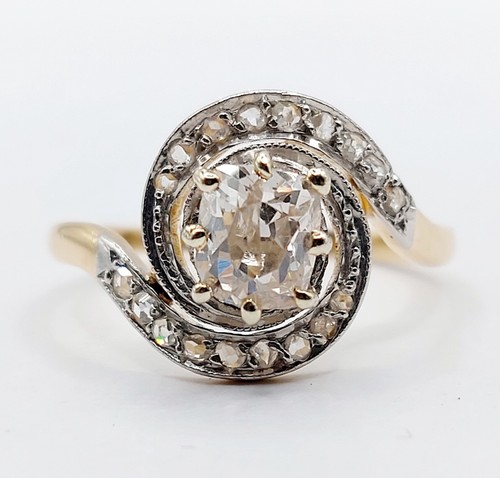 Anello tourbillon antico oro