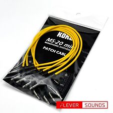 Korg MS-CABLE-YL Cavo Patch Giallo 5 Pezzi per MS-20 Mini Sintetizzatore Monofonico