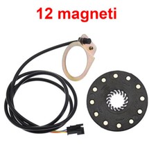 Sensore pedalata assistita PAS universale bici elettrica e-bike 5/8/12 magneti
