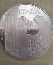 Lire 20 1928 Elmetto