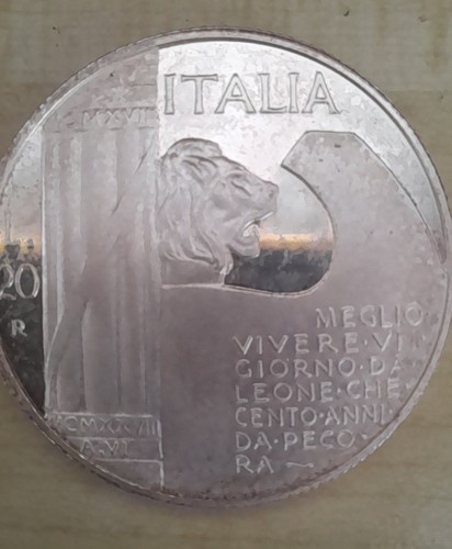 Lire 1928 elmetto - lire,