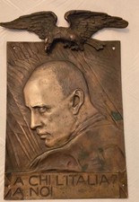 bronzo di mussolini ventennio