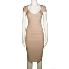 Abito da cocktail Nude Hervé Léger - tg. S - in ottime condizioni