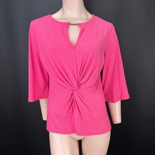 Top donna Gerard Darel rosa glitter taglia 14 - blusa scintillante buco della serratura