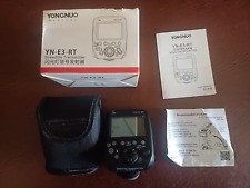 X  Canon  Speedlite Transmitter YN-E3-RT II TTL Flash Trigger Canon solo provato