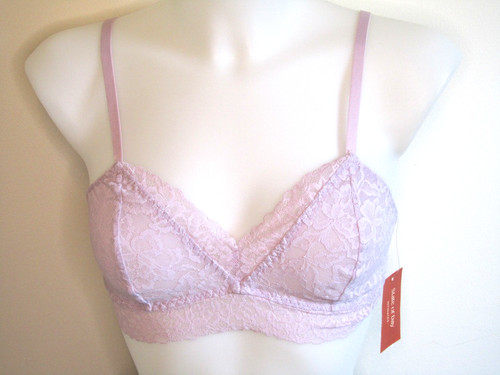 Bralette pizzo viola - bralette, in