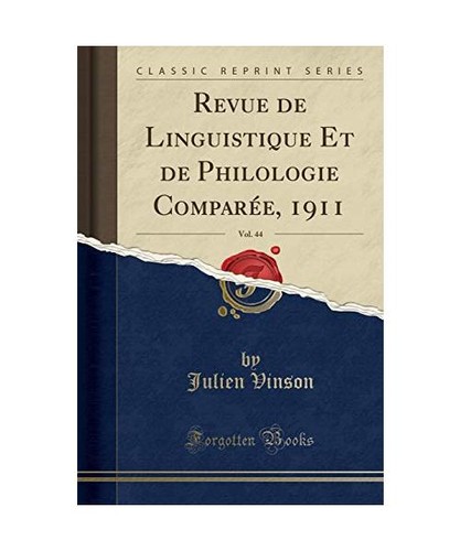 Revue linguistique de - linguistique,