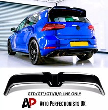 Ala spoiler stivale nero lucido posteriore stile VW Golf R GTD GTI Oettinger MK7 MK7.5