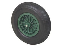 RUOTA PER CARRIOLA PNEUMATICA CON CUSCINETTI  perno mm.20x130, interasse mm.8...