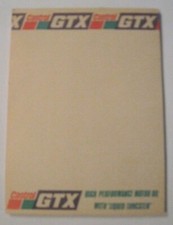 Facturette Automobile Olio Castrol GTX Olio Motore Collezione Gara Auto