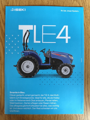 Iseki tle depliant brochure - iseki, 4