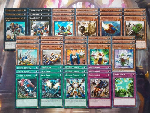 Yugioh mazzo completo geargia - mazzo,