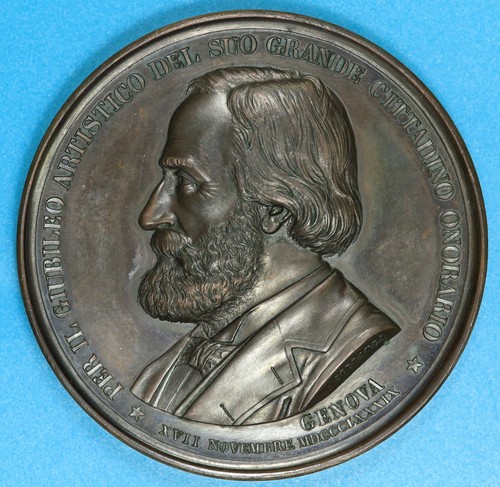 Genova medaglia 1889 - in, onore