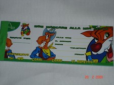 20 BIGLIETTI INVITO ASSEGNO