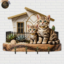 Wall Keychain 30cm - Cat House