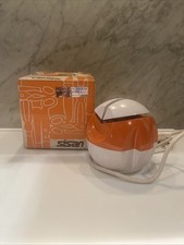 Affilacoltelli elettrico vintage Space Age degli anni '70, made in Italy Sisan
