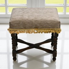 Sgabello pianoforte vintage