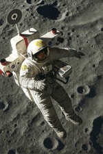 Jet pack Astronauta 13 x 19" stampa fotografica