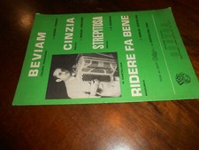 SPARTITI MUSICALI-VINTAGE-BEVIAM-CINZIA-STREPITOSA-RIDERE FA BENE-ED.MUS.BOSTON