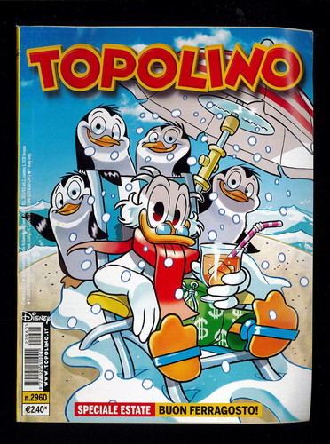 Topolino 2960 del - topolino, agosto