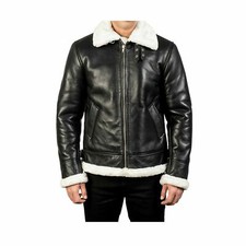 Bomber da uomo in vera pelle