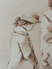 Disegno Studio Uomo Seduto