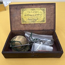 antique W & T Avery weighing scales in original box please see description