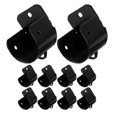  10 Pcs Staffa Del Soffitto Bordo Tende Presa Per Palo Dell'armadio