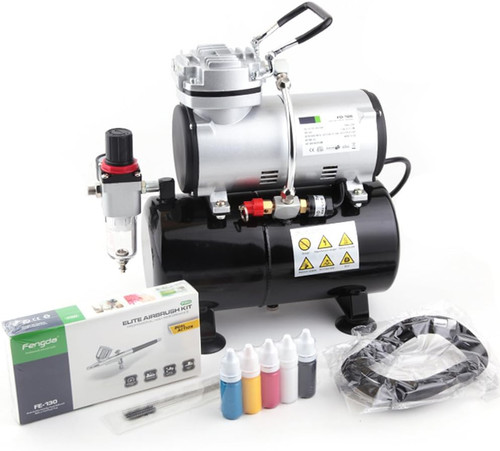 Kit aerografo con set - con,