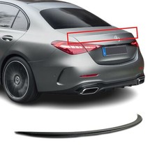 Spoiler posteriore adatto per Mercedes Classe C W206 berlina, tuning slim spoiler labbro SC