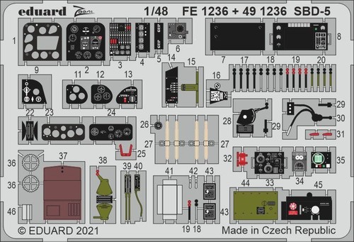 Eduard douglas sbd 5 - eduard, 1/48