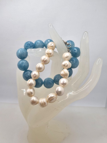 Bracciale acquamarina