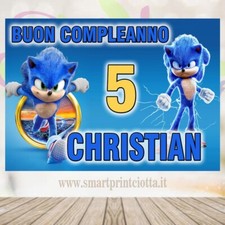 Striscione Banner Sonic il