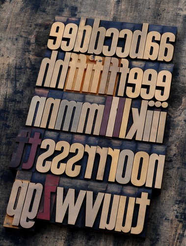 Tipografia blocchi stampa - tipografia,