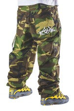 Pantaloni Camouflage The blueskin skate rap pantaloni baggy hip hop bsj66