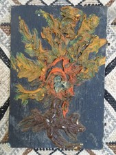 Dipinto a olio su cartone di