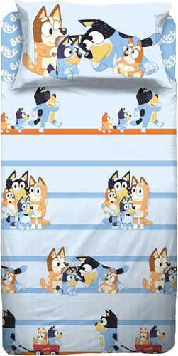 Bluey set lenzuolo singolo - bluey,,