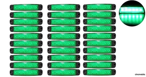 30x led verde luce - 6,