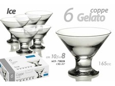 COPPE COPPETTE GELATO IN VETRO