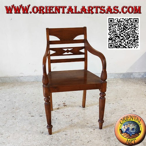 Poltrona stile raffles con - poltrona,