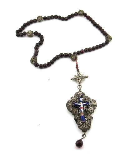 Antico rosario croce