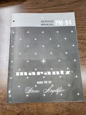 Manuale di servizio originale Marantz PM94 PM-94