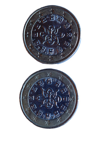 Moneta euro portogallo - 2x,
