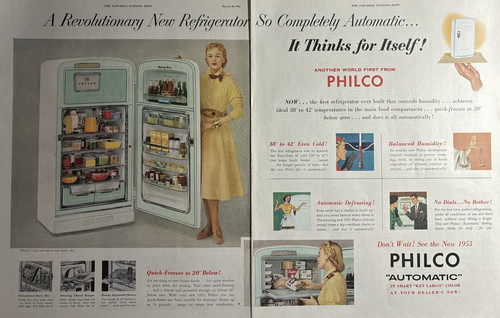 1953 frigorifero philco - 1953, chiave