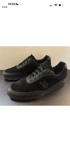 Gianni versace black suede - versace,