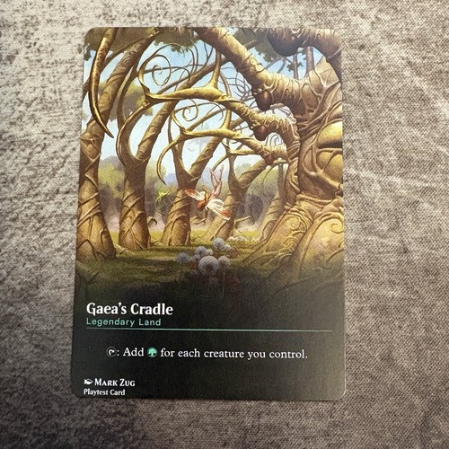 Gaea cradle custom art mtg - custom,