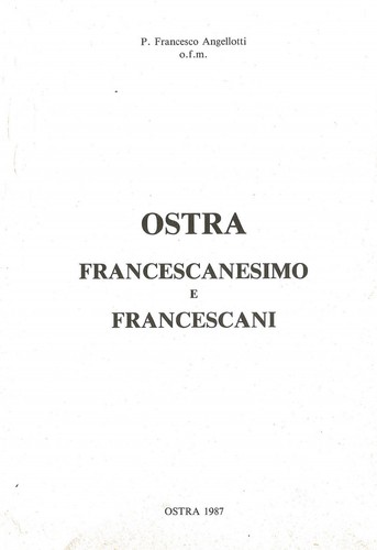 Ostra francescanesimo - ostra, e