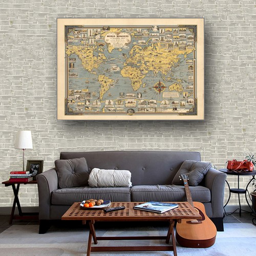 Poster tela tessuto - , vintage