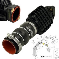 Tubo turbo aria di sovralimentazione per CITROEN BERLINGO 1.6 HDI 9686523980