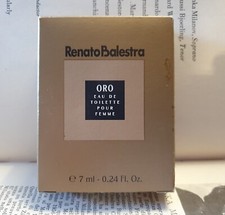 ORO eau De Toilette Renato Balestra 7ml Collezione Svuotacantina